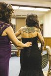 Black Gothic Wedding Dress 2 small