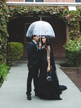 Black Gothic Wedding Dress 3 small