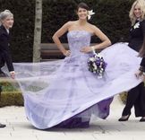 Lavender Wedding Dress 1 small