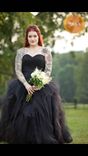 Black Wedding Dress 1 small