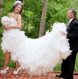 Custom Made Wedding Dress 1 small
