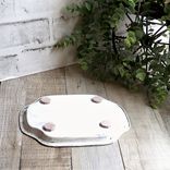 Dragonfly Decor Chippy White Paint Decor Dragonfly Jewelry Tray Vanity Organizer 2 small