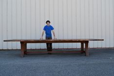 Live Edge Walnut 14' Long Conference Or Dining Table 1 small