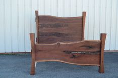 Live Edge Walnut King Sized Bed 4 small