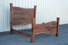 Live Edge Walnut King Sized Bed 5 small