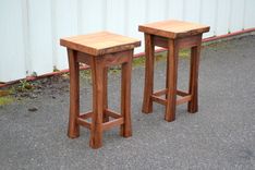 Live Edge Elm And Walnut Side Tables With Curved Legs 2 small