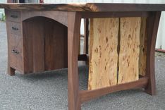 Live Edge Walnut Executive Desk 5 small