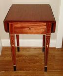 Bubinga Pembroke Drop Leaf Table 1 small
