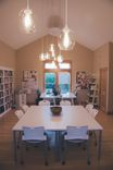 Custom Lighting - Glass Blown Pendant With Shaped Unique Canopies 4 small