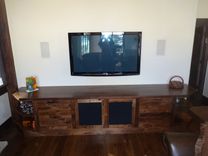 Walnut Entertainment Center 4 small