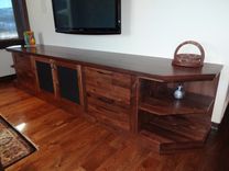 Walnut Entertainment Center 1 small