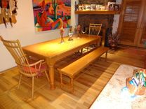 Dining Table With Benches 2 small