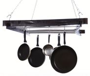 Wine Barrel Pot Rack 2 small