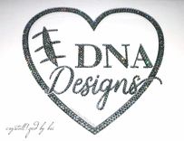 Custom Crystallized Acrylic Business Wedding Party Name Logo Bling European Crystals Bedazzled 2 small