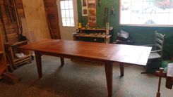 Reclaimed Oak Extendable Table. 1 small
