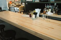 Butcher Block Bar In Brooklyn Restaurant 3 small
