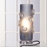 Hand Blown Art Glass Contemporary Sculptural Table Lamp 5 small
