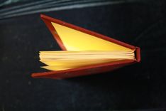 Maroon, Blue And Gold Flower Journal 3 small
