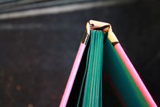 Hot Pink And Teal Mustache Journal 3 small