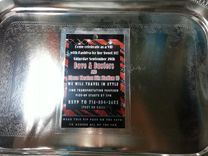 Custom Vip Laminated Birthday Party Invitations 2 small