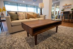 Walnut Modern Coffee Table 1 small