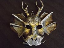 Hand-Made Leather Dragon Mask 2 small