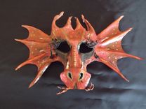 Hand-Made Leather Dragon Mask 5 small