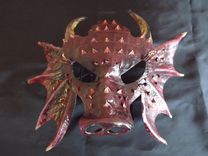 Hand-Made Leather Dragon Mask 1 small