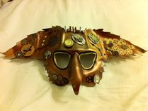 Hand Made Leather Mask Steampunk 1 small