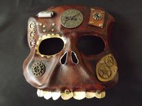 Hand Made Leather Mask Steampunk 2 small