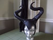 Horned Female Mask (Maleficent Like) 7 small