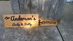 Cedar Name Signs 5 small