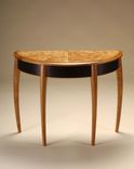 Cherry And Wenge Demilune Table 1 small