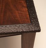 Figured Walnut And Wenge Side Table 1 small
