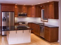 Cherry Kitchen Cabinets 1 small
