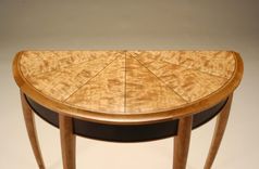 Cherry And Wenge Demilune Table 2 small