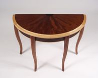 Mahogany Demilune Table 2 small