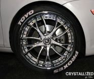 Custom Crystallized Wheels Set Of 4 Rims Car Bling Genuine European Crystals Bedazzled 4 small