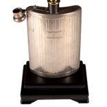 Vintage Silver Metal Flask Lamp 2 small