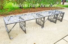 Modern Park Benches 4 small