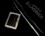 Id Lanyard Crystallized Office Medical Accessories Bling European Crystals Bedazzled 3 small