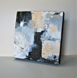 Original Acrylic Abstract Painting, 8" X 8", Small Art Canvas, Contemporary Wall Hanging 2 small