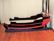 Pirate Ship Twin Kids Bed Frame - Handcrafted - Nautical Themed Children's Bedroom Furniture 5 small