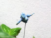 Lampwork Glass Hummingbird Plant Accessory 5 small