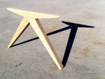 Quarter Sawn Oak Angular Coffee Table 3 small