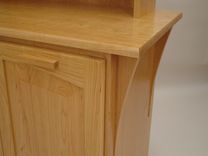 Solid Cherry Recycling Cabinet 3 small