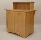 Solid Cherry Recycling Cabinet 1 small