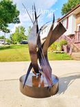 "New Dance" Wedding Anniversary / Abstract Metal Sculpture 5 small