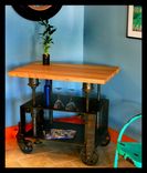 Vintage Industrial Furniture - Metal & Wood Tables 1 small