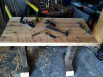 Recoverd Barn Wood Dining Table 8 small